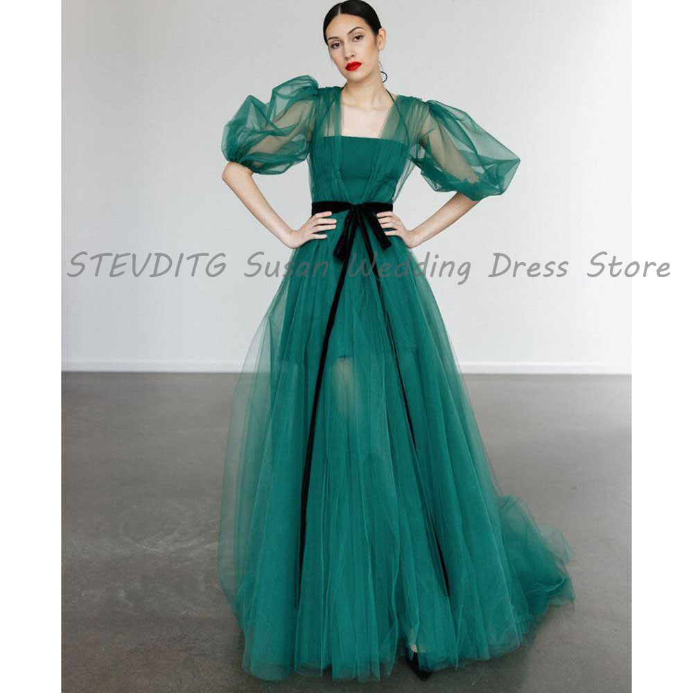 Formal Dress Female - Green Evening Dresses Women High Quality