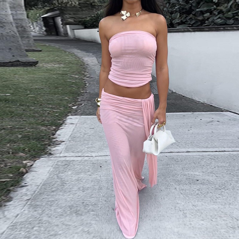 Tuularose Pink Long Dress 2-Pi – обзор и цена Shift Dress Sleeveless