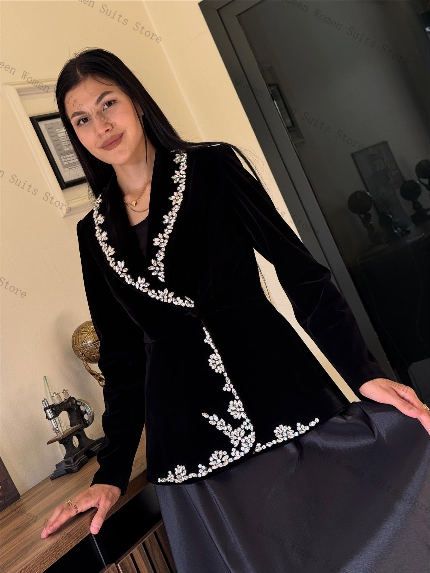Velvet Women Suit Skirt Set 2  – обзор и цена Women'S Formal Wear For Wedding Guest