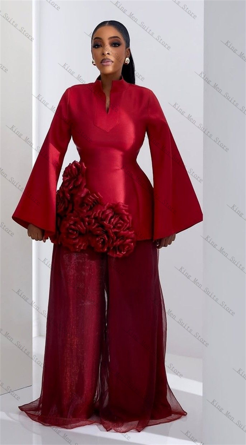 Burgundy Women Suit Set 2 Pcs  – обзор и цена Women'S Formal Wear For Wedding Guest