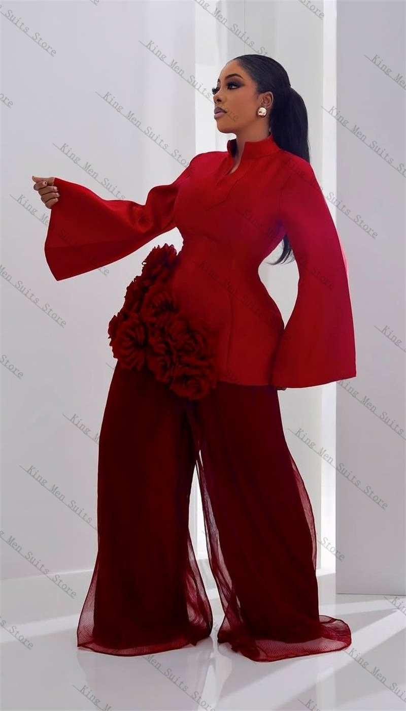 Burgundy Women Suit Set 2 Pcs  – обзор и цена Women'S Formal Wear For Wedding Guest