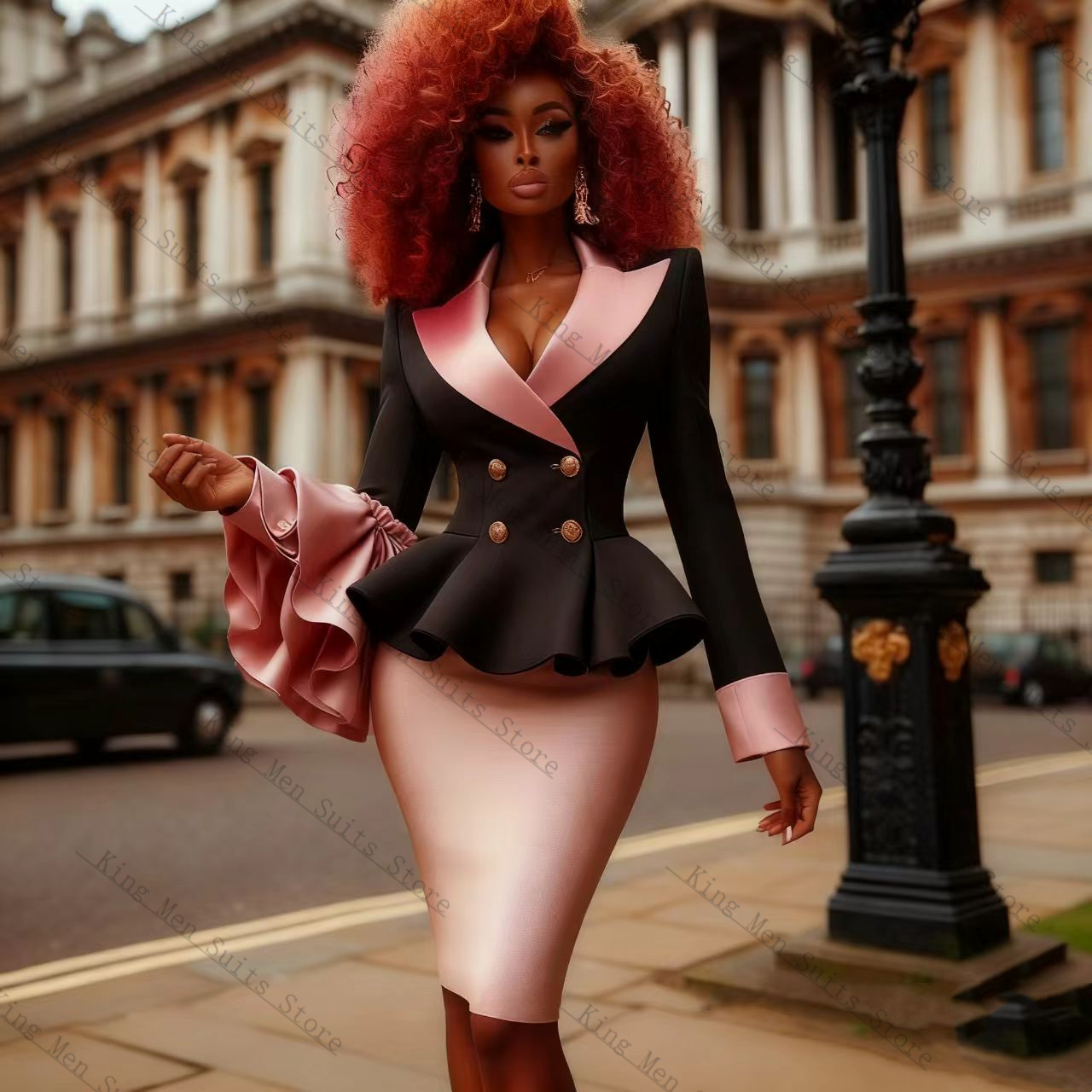 Black Pink Women Suit Set 2 Pc – обзор и цена Women'S Formal Wear For Wedding Guest