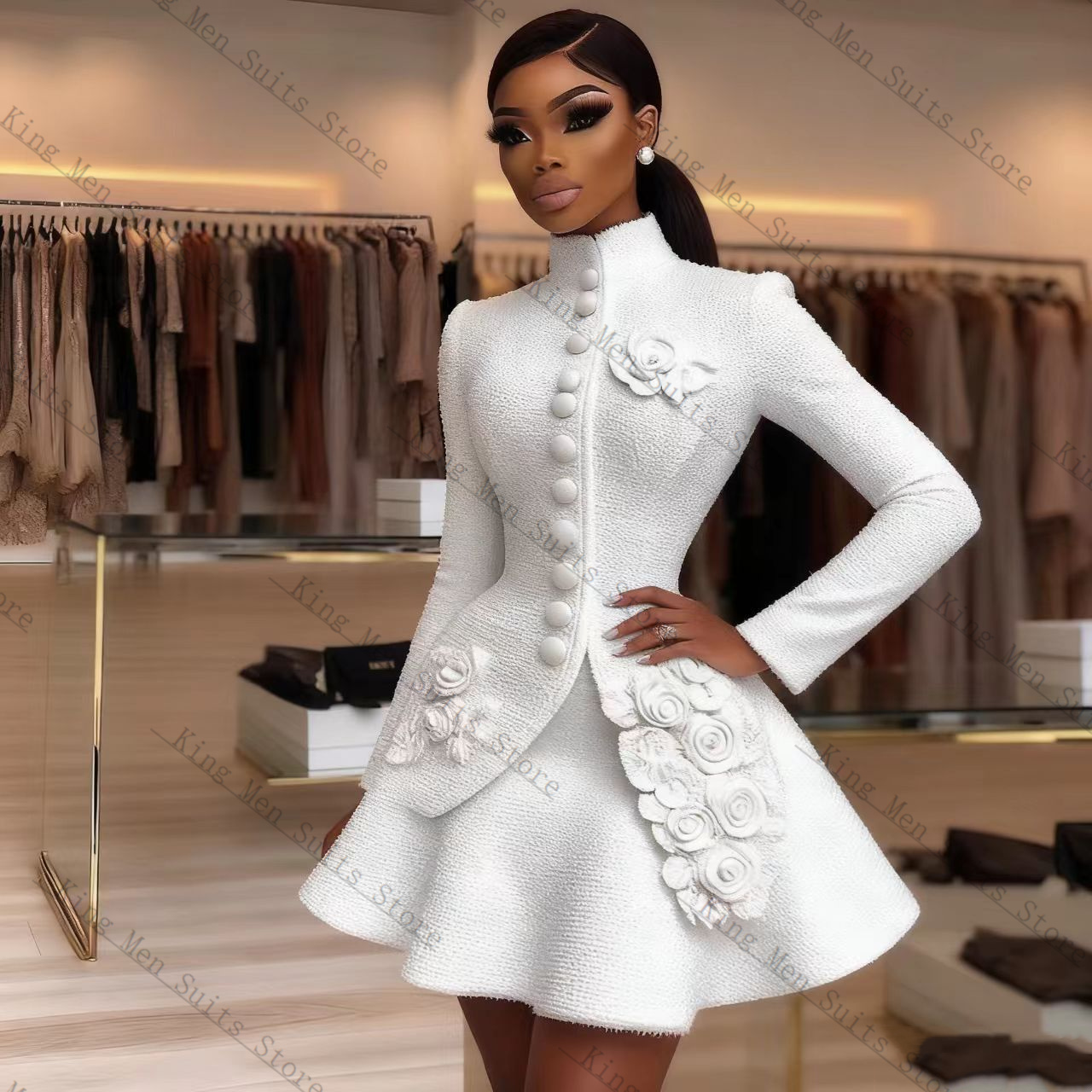 Luxury White Women Suit Set 2  – обзор и цена Women'S Formal Wear For Wedding Guest