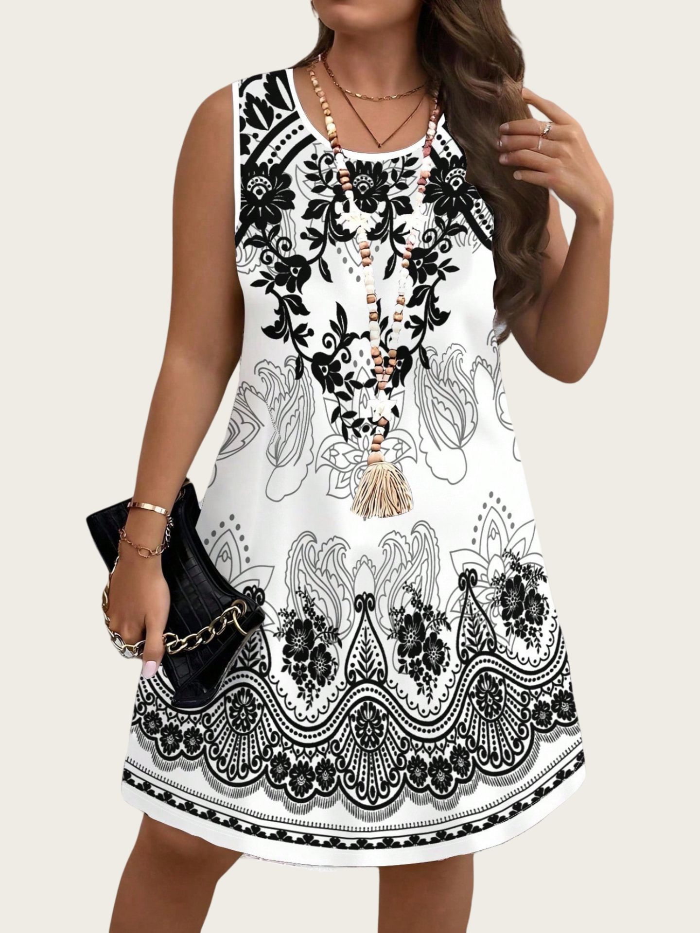 Ethnic Style Vintage Dresses 2 – обзор и цена Shift Dress Sleeveless
