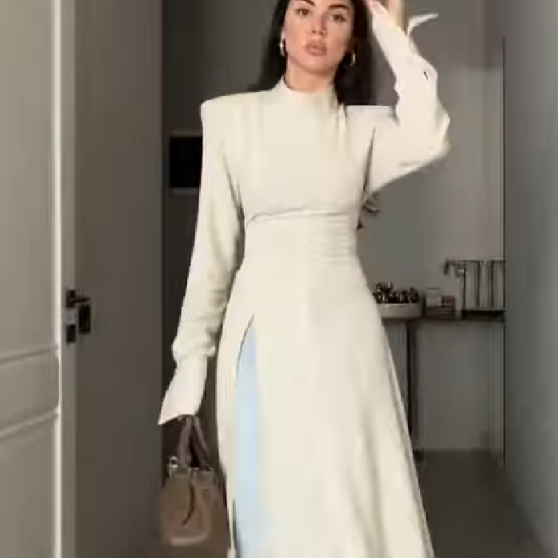 Women's Elegant High Neck Long – обзор и цена Women'S Elegant Formal Wear