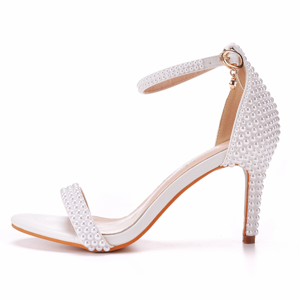Pearls Stiletto Heels Sandals  – обзор и цена Women Formal Wear For Wedding