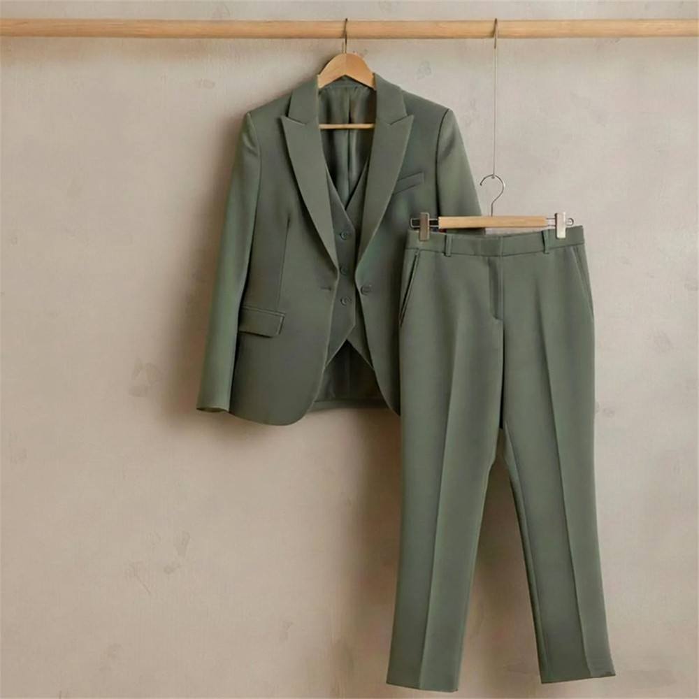 New Sage Green Women's Suit 3  – обзор и цена Women'S Elegant Formal Wear