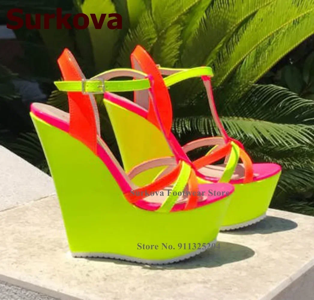 Surkova Neon Yellow Wedge Heel – обзор и цена Women Formal Wear For Wedding