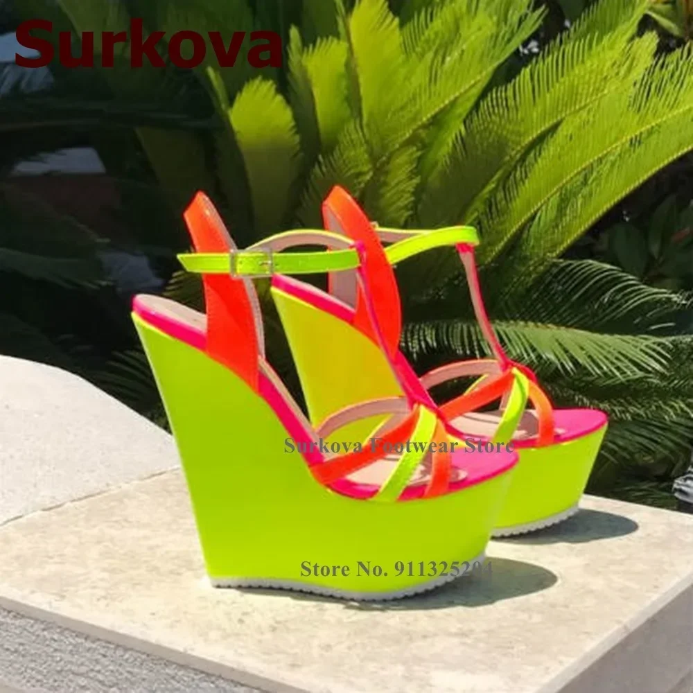 Surkova Neon Yellow Wedge Heel – обзор и цена Women Formal Wear For Wedding