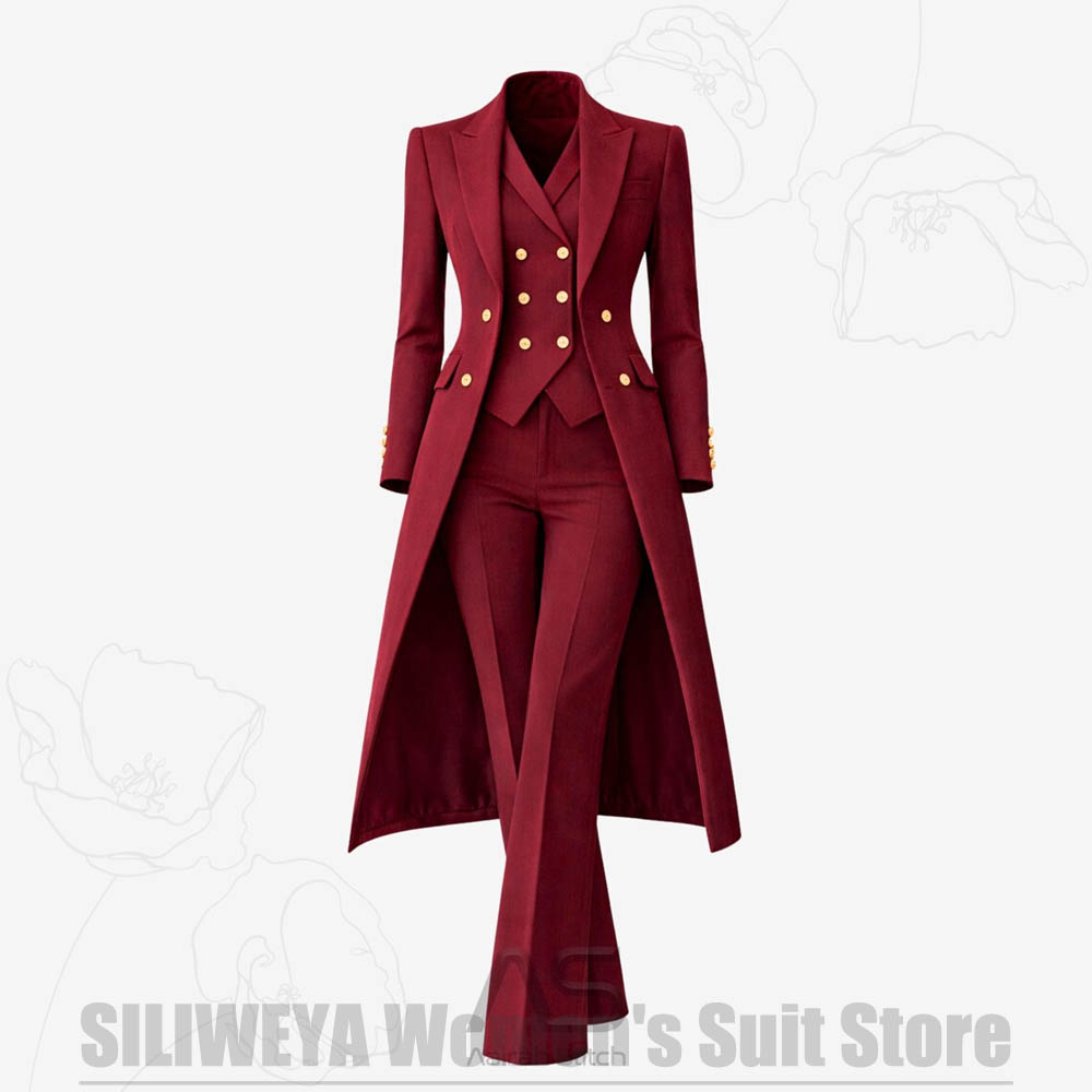 Women's Suit 3 Piece Double Br – обзор и цена Women'S Elegant Formal Wear