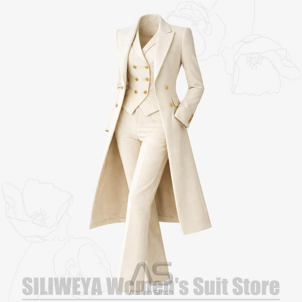 Women's Suit 3 Piece Double Br – обзор и цена Women'S Elegant Formal Wear