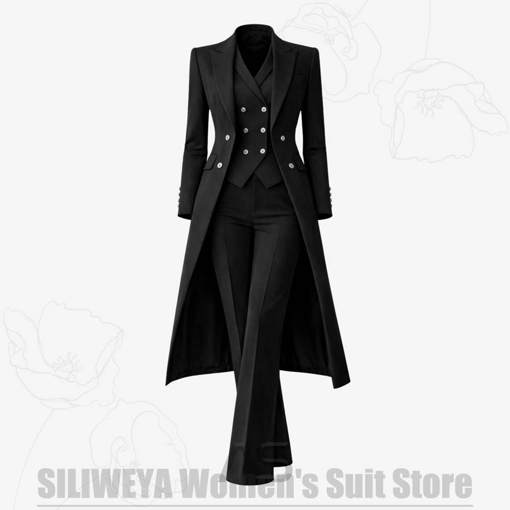 Women's Suit 3 Piece Double Br – обзор и цена Women'S Elegant Formal Wear