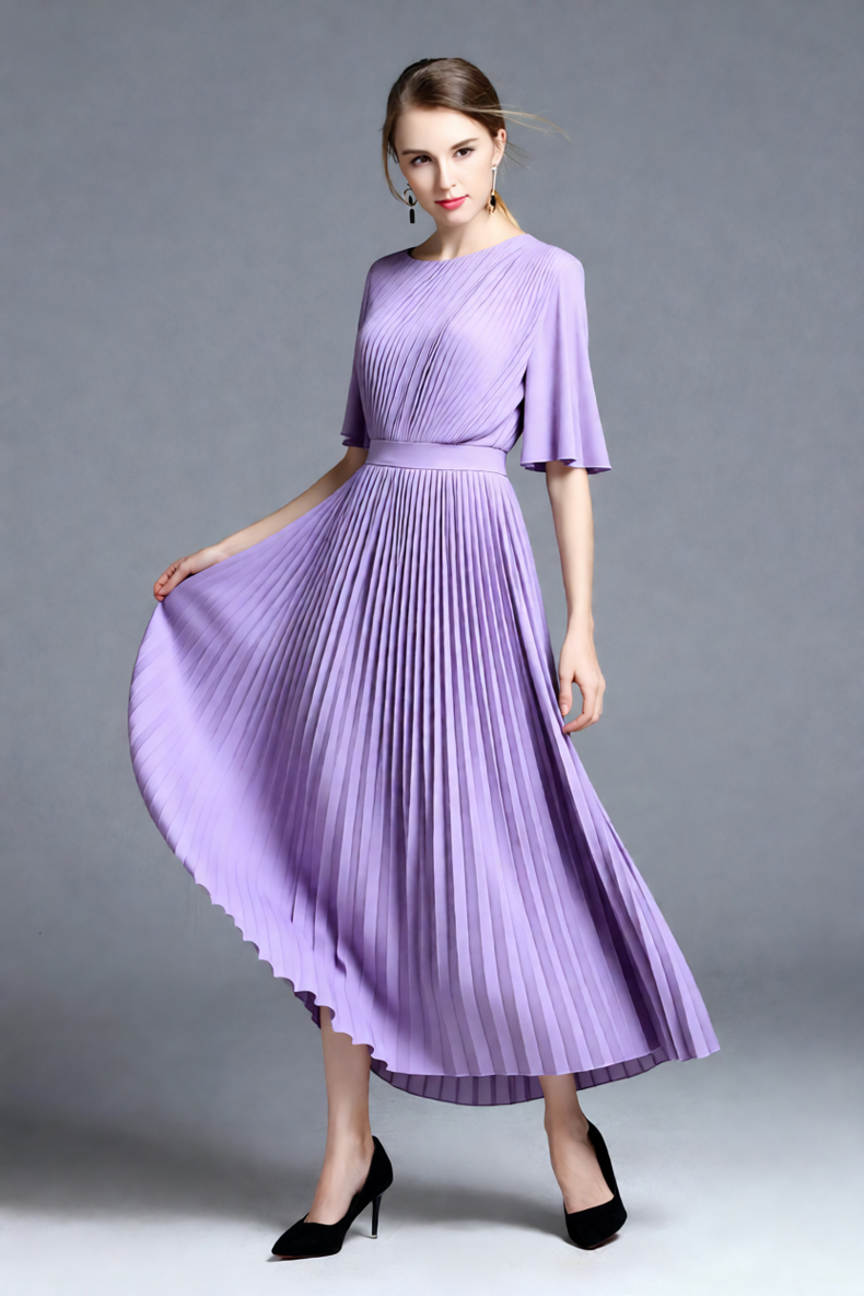Women's Lilac Cape Sleeve Plea – обзор и цена Women'S Formal Wear For Wedding Guest