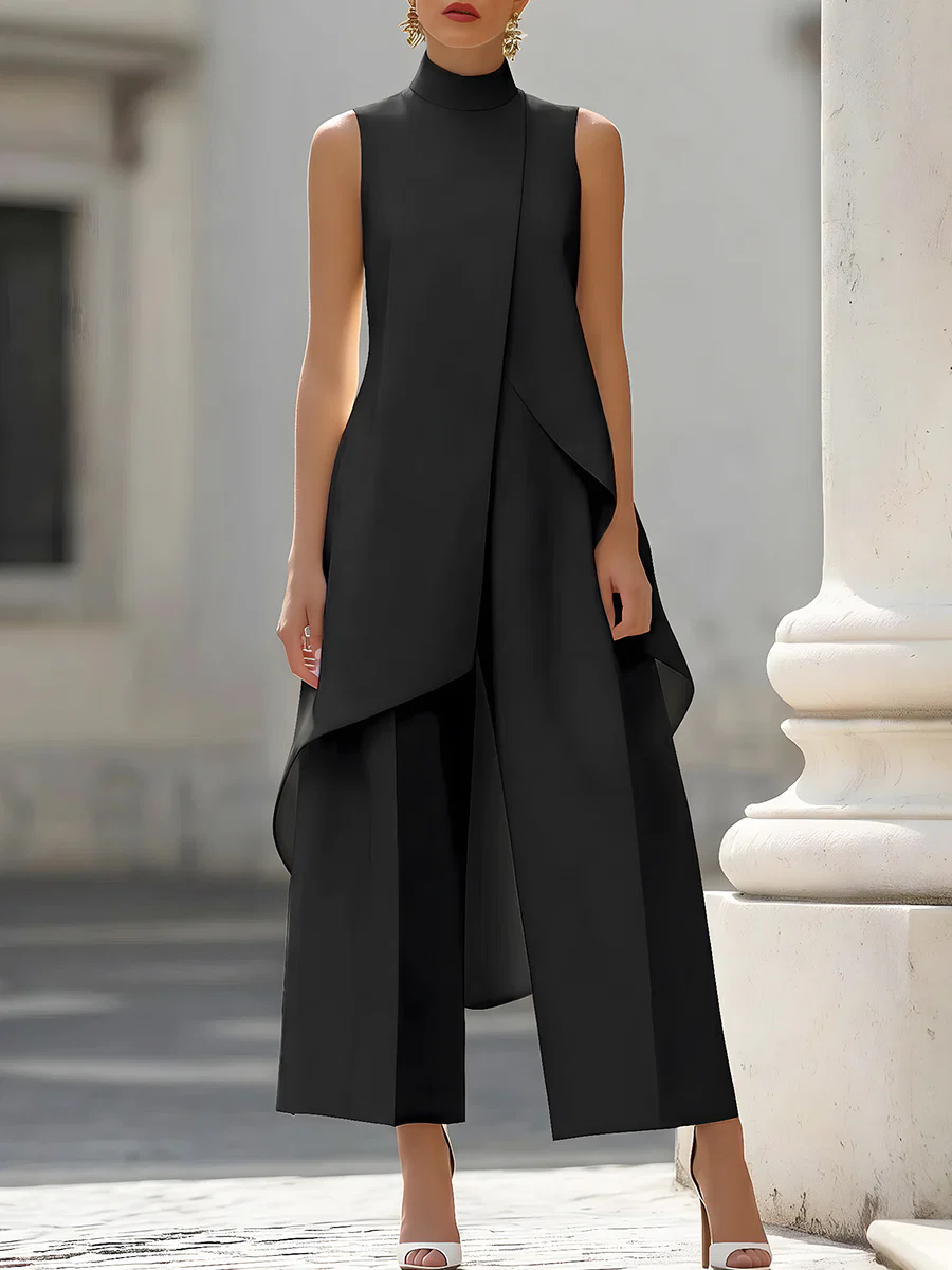 Sleeveless High Neck Asymmetri – обзор и цена Women'S Elegant Formal Wear