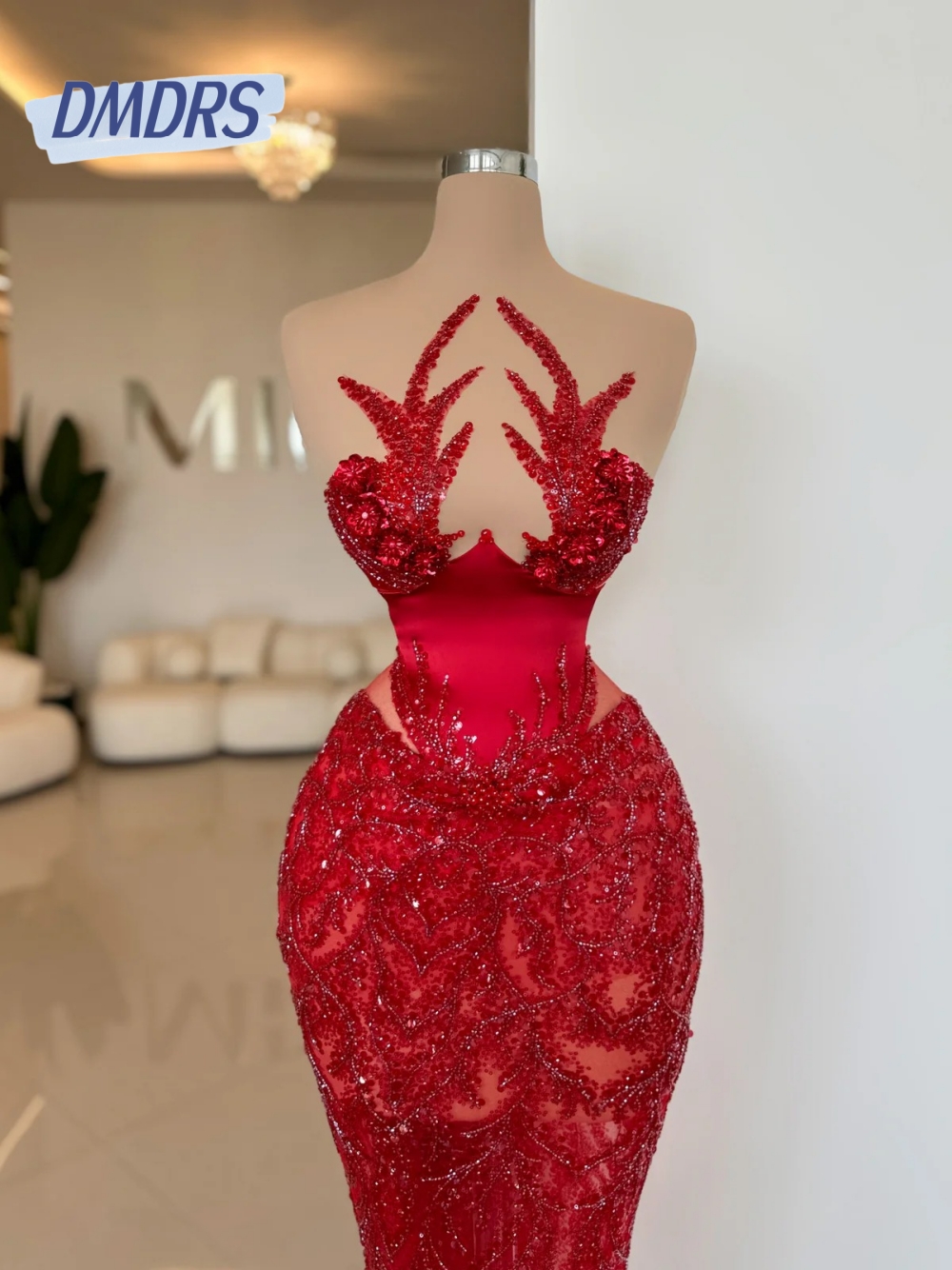 Red See Through Evening Dress  – обзор и цена Unique Women'S Formal Wear