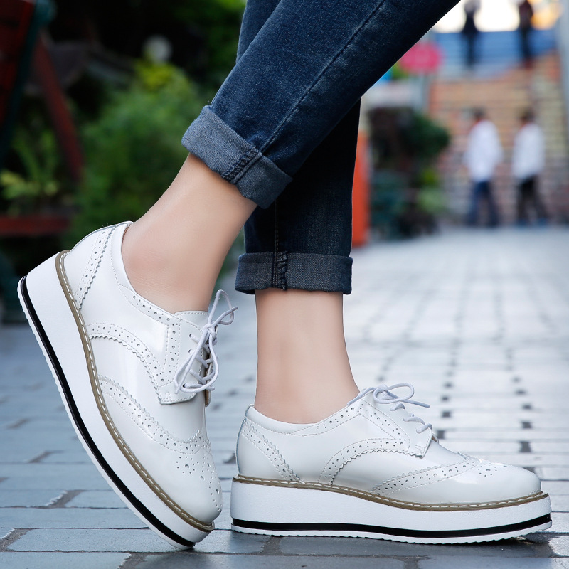 Women Loafers Shoes Leather Th – обзор и цена Formal Dress Female