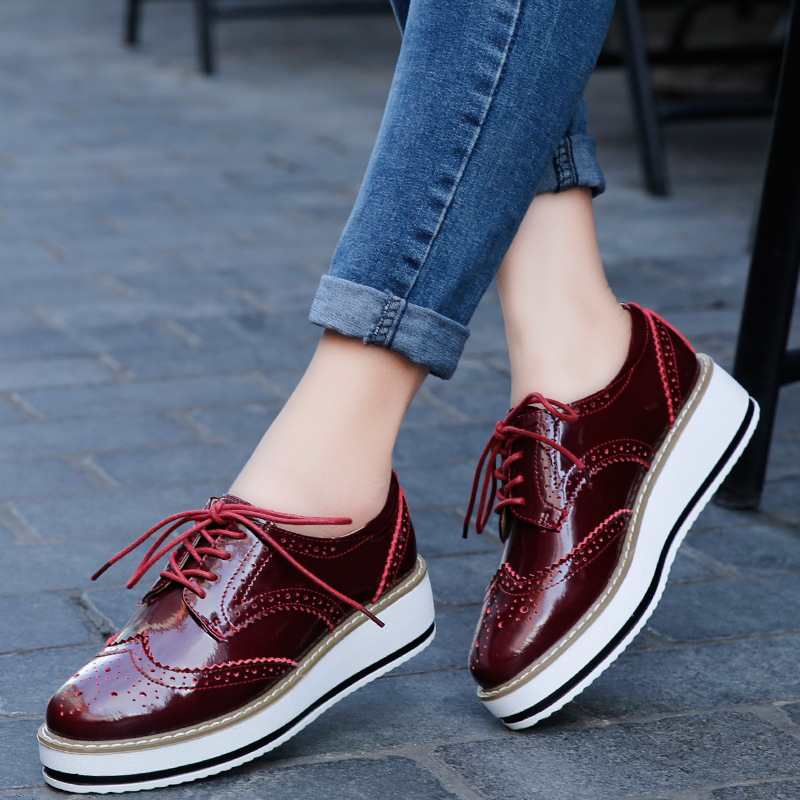 Women Loafers Shoes Leather Th – обзор и цена Formal Dress Female